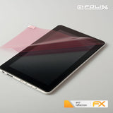 Panzerfolie atFoliX kompatibel mit Trekstor Volks-Tablet 10.1 1.Generation, entspiegelnde und stoßdämpfende FX (2X)