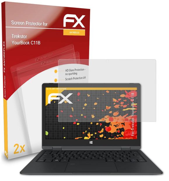 atFoliX FX-Antireflex Displayschutzfolie für Trekstor YourBook C11B