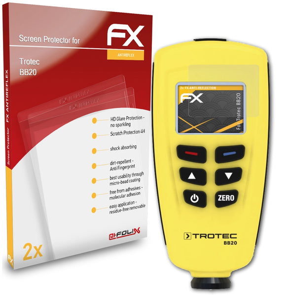 atFoliX FX-Antireflex Displayschutzfolie für Trotec BB20