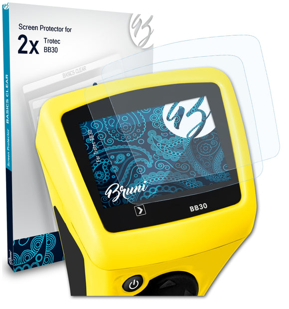 Bruni Basics-Clear Displayschutzfolie für Trotec BB30