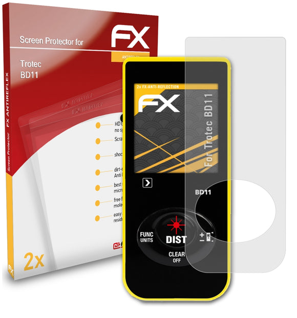 atFoliX FX-Antireflex Displayschutzfolie für Trotec BD11