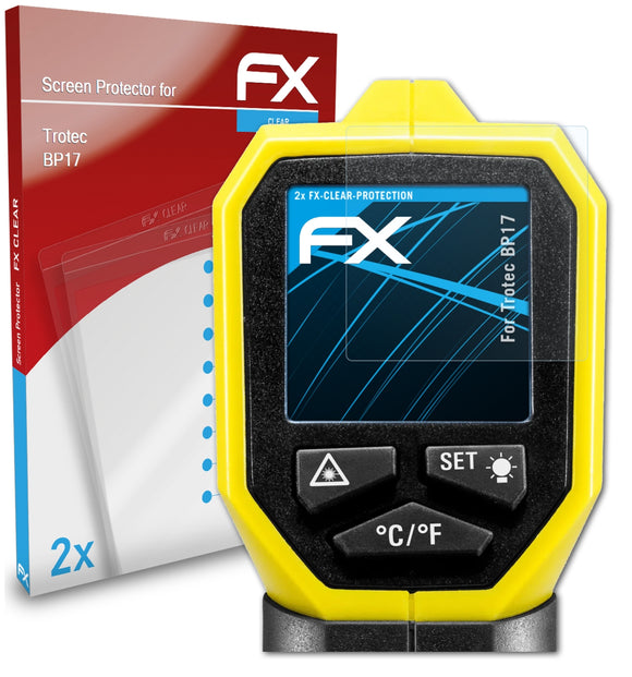 atFoliX FX-Clear Schutzfolie für Trotec BP17