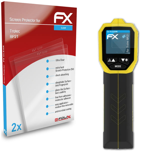 atFoliX FX-Clear Schutzfolie für Trotec BP21