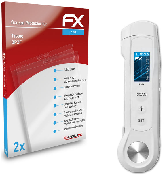 atFoliX FX-Clear Schutzfolie für Trotec BP2F