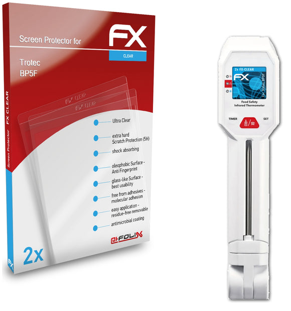 atFoliX FX-Clear Schutzfolie für Trotec BP5F