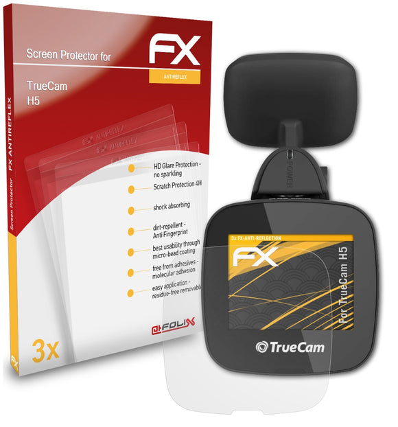 atFoliX FX-Antireflex Displayschutzfolie für TrueCam H5
