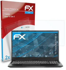 atFoliX FX-Clear Schutzfolie für Tuxedo Aura 15 (Gen 2)