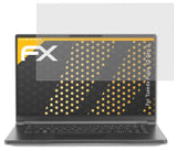 Panzerfolie atFoliX kompatibel mit Tuxedo Pulse 15 Gen 2, entspiegelnde und stoßdämpfende FX (2X)