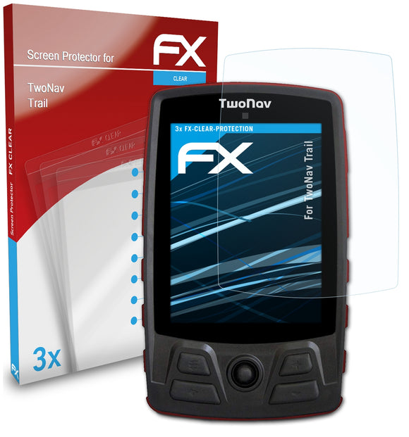 atFoliX FX-Clear Schutzfolie für TwoNav Trail