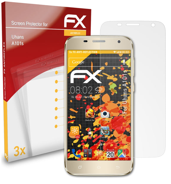 atFoliX FX-Antireflex Displayschutzfolie für Uhans A101s
