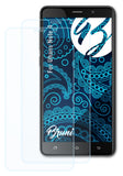 Schutzfolie Bruni kompatibel mit Uhans Note 4, glasklare (2X)