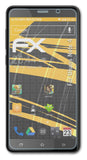 Panzerfolie atFoliX kompatibel mit Uhans Note 4, entspiegelnde und stoßdämpfende FX (3X)