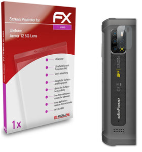 atFoliX FX-Hybrid-Glass Panzerglasfolie für Ulefone Armor 12 5G Lens