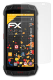 Panzerfolie atFoliX kompatibel mit Ulefone Armor 15, entspiegelnde und stoßdämpfende FX (3X)