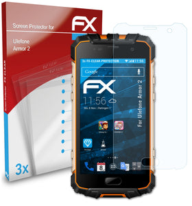 atFoliX FX-Clear Schutzfolie für Ulefone Armor 2