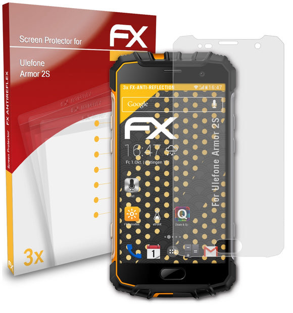 atFoliX FX-Antireflex Displayschutzfolie für Ulefone Armor 2S