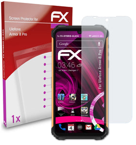 atFoliX FX-Hybrid-Glass Panzerglasfolie für Ulefone Armor 8 Pro