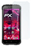 Glasfolie atFoliX kompatibel mit Ulefone Armor X, 9H Hybrid-Glass FX