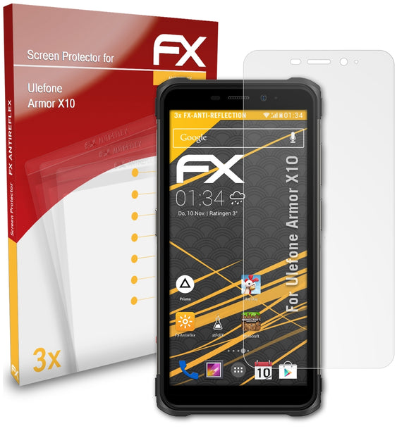 atFoliX FX-Antireflex Displayschutzfolie für Ulefone Armor X10