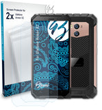 Bruni Basics-Clear Displayschutzfolie für Ulefone Armor X2