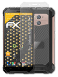 Panzerfolie atFoliX kompatibel mit Ulefone Armor X2, entspiegelnde und stoßdämpfende FX (3X)