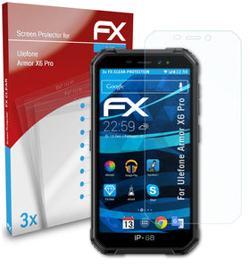 atFoliX FX-Clear Schutzfolie für Ulefone Armor X6 Pro