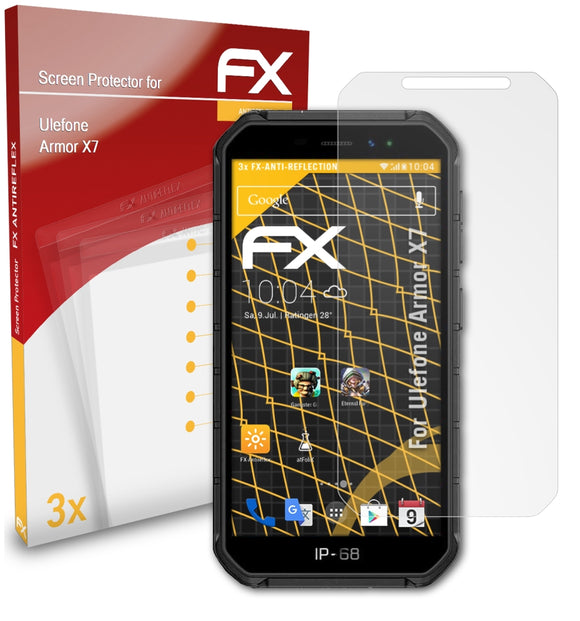 atFoliX FX-Antireflex Displayschutzfolie für Ulefone Armor X7
