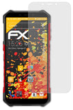 Panzerfolie atFoliX kompatibel mit Ulefone Armor X9, entspiegelnde und stoßdämpfende FX (3X)