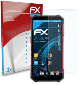 atFoliX FX-Clear Schutzfolie für Ulefone Armor X9