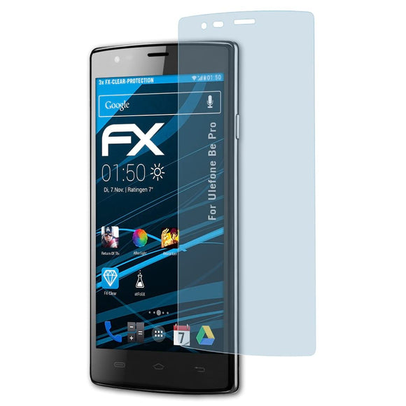 atFoliX FX-Clear Schutzfolie für Ulefone Be Pro