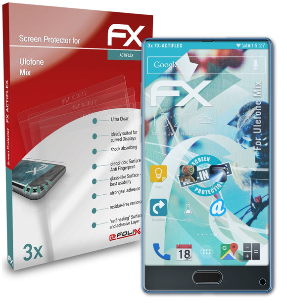 atFoliX FX-ActiFleX Displayschutzfolie für Ulefone Mix
