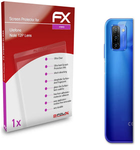 atFoliX FX-Hybrid-Glass Panzerglasfolie für Ulefone Note 12P Lens