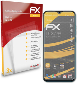 atFoliX FX-Antireflex Displayschutzfolie für Ulefone Note 9P