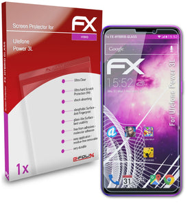 atFoliX FX-Hybrid-Glass Panzerglasfolie für Ulefone Power 3L