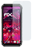 Glasfolie atFoliX kompatibel mit Ulefone Power Armor 19T, 9H Hybrid-Glass FX