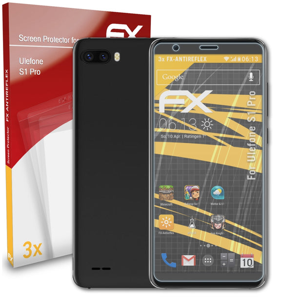 atFoliX FX-Antireflex Displayschutzfolie für Ulefone S1 Pro