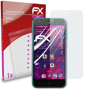 atFoliX FX-Hybrid-Glass Panzerglasfolie für Ulefone S7