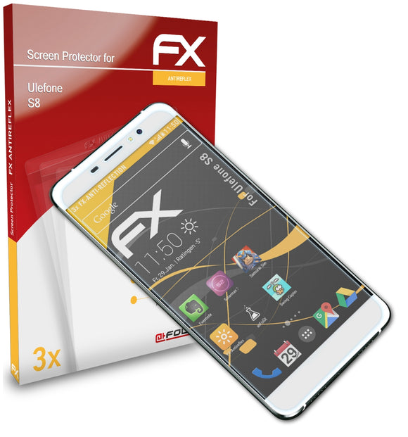 atFoliX FX-Antireflex Displayschutzfolie für Ulefone S8