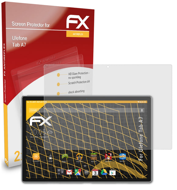 atFoliX FX-Antireflex Displayschutzfolie für Ulefone Tab A7