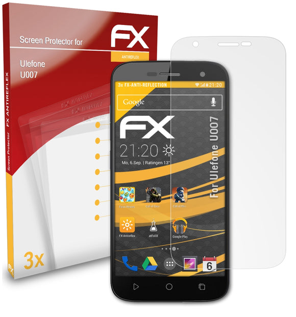 atFoliX FX-Antireflex Displayschutzfolie für Ulefone U007