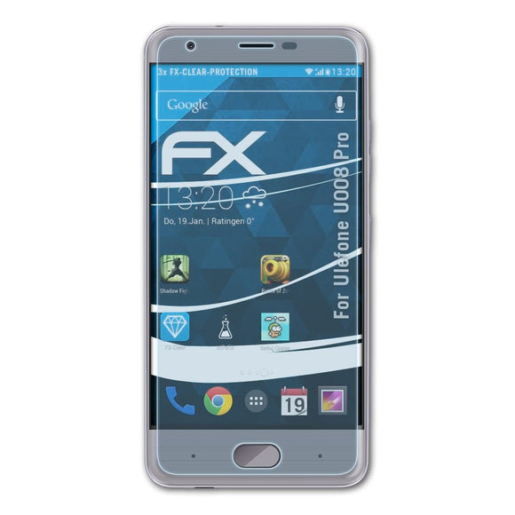 atFoliX FX-Clear Schutzfolie für Ulefone U008 Pro
