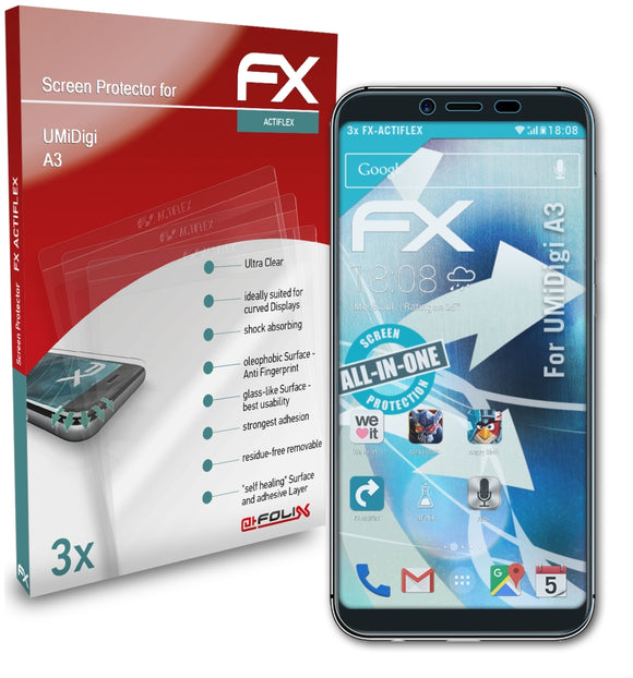 atFoliX FX-ActiFleX Displayschutzfolie für UMiDigi A3
