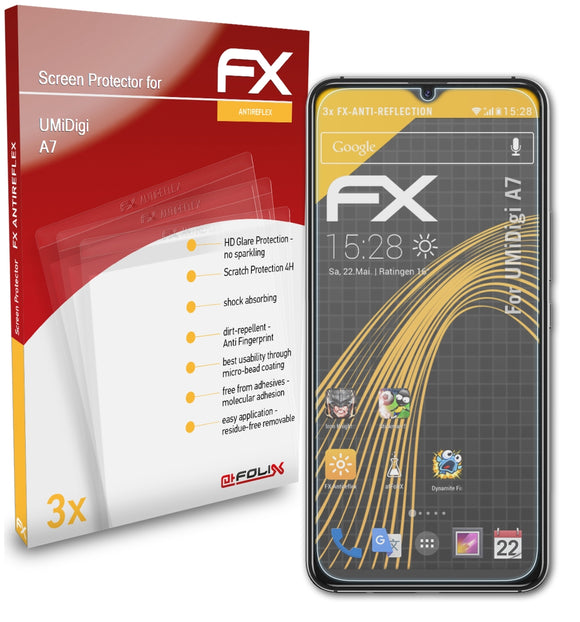 atFoliX FX-Antireflex Displayschutzfolie für UMiDigi A7