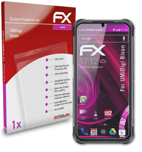 atFoliX FX-Hybrid-Glass Panzerglasfolie für UMiDigi Bison