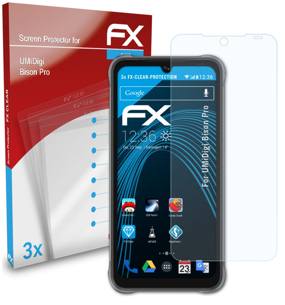 atFoliX FX-Clear Schutzfolie für UMiDigi Bison Pro