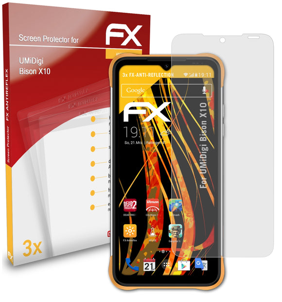 atFoliX FX-Antireflex Displayschutzfolie für UMiDigi Bison X10