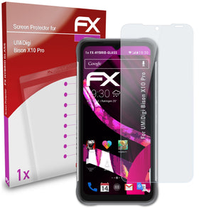 atFoliX FX-Hybrid-Glass Panzerglasfolie für UMiDigi Bison X10 Pro