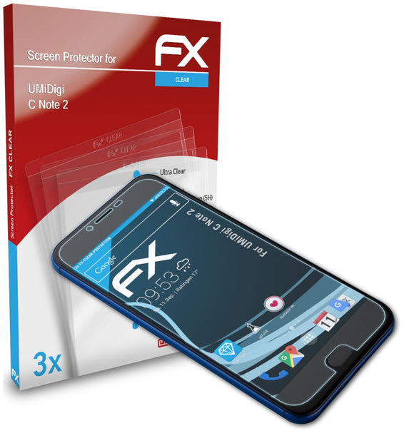 atFoliX FX-Clear Schutzfolie für UMiDigi C Note 2