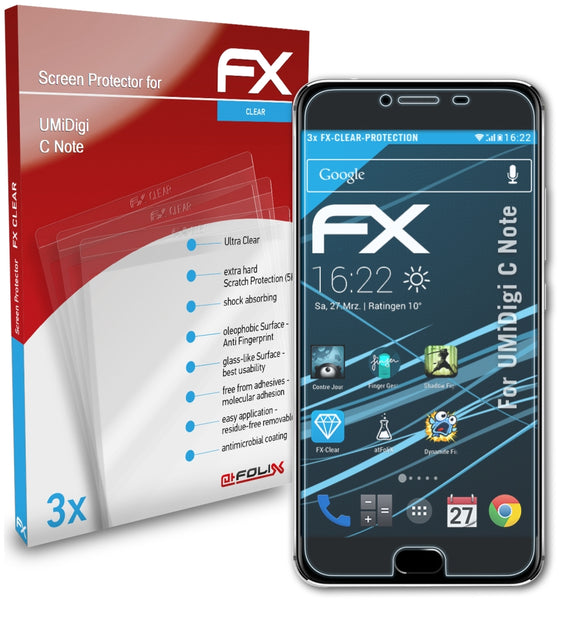 atFoliX FX-Clear Schutzfolie für UMiDigi C Note