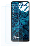Schutzfolie Bruni kompatibel mit UMiDigi F3 Pro 5G, glasklare (2X)